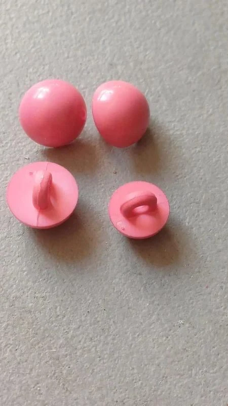 8 pink mushroom buttons new – photo 3